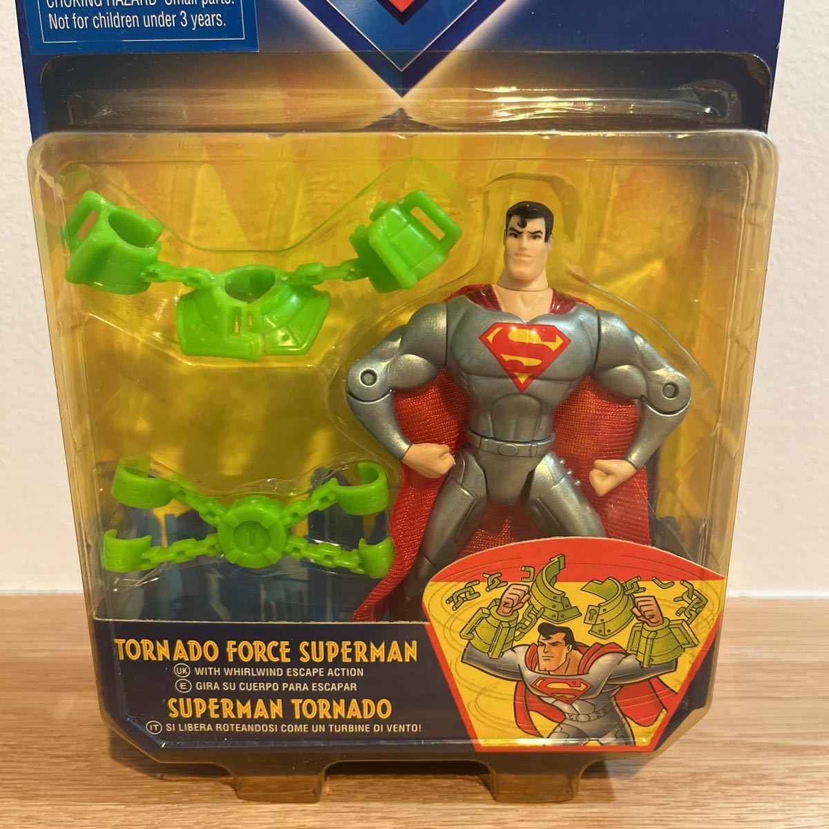 DC/ SUPERMAN【TORNADO FORCE SUPERMAN】フィギュア　スーパーマン　アメコミ　ケナー　Kenner 1998年_画像2
