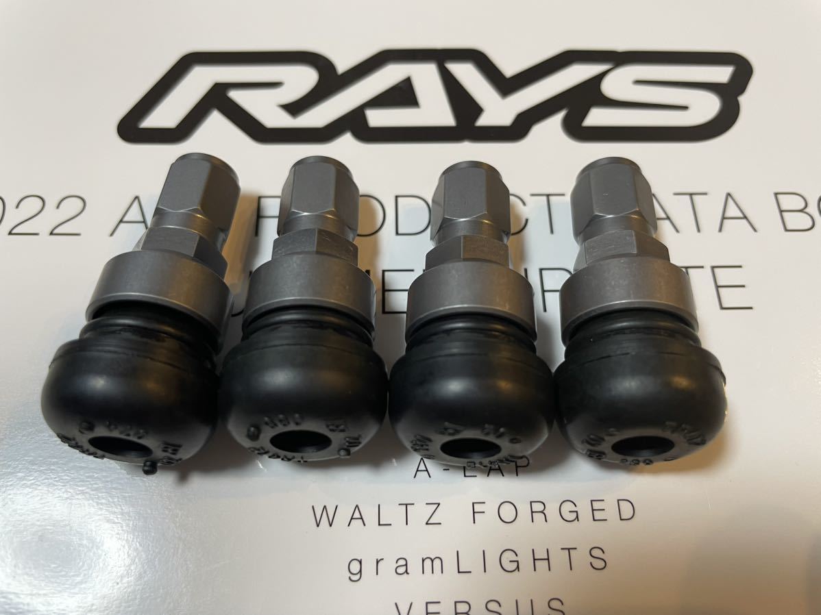 ■■■ 在庫有りすぐ発送 即納 即決 レイズ GS ゴム 特殊エアバルブ 正規品 RAYS 専用 CE28 TE37 TE37SL SE37 ホムラ 4個セット⑤_画像1