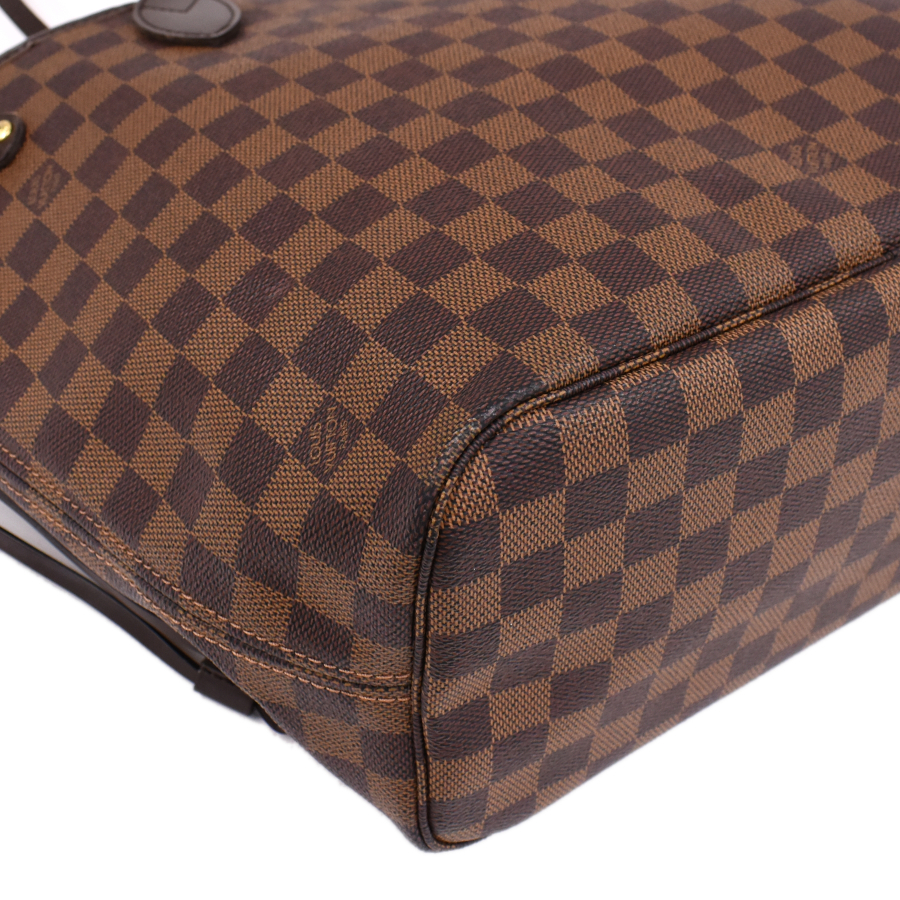 1点限定 ルイヴィトン ネヴァーフルMM ショルダー トートバッグ N51105 ダミエエベヌ LOUIS VUITTON_画像6