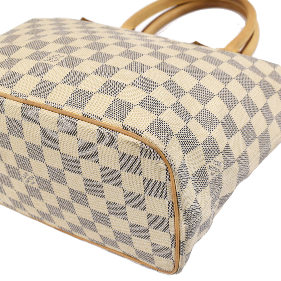 1点限定 ルイヴィトン サレヤPM ハンドバッグ N51186 ダミエアズール アイボリー ホワイト LOUIS VUITTON Saleya PM_画像5