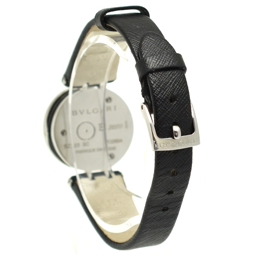 ブルガリ 腕時計 ビーゼロワン B-zero1 BZ23SC レディース SS×レザー ブラック文字盤 BVLGARI_画像4