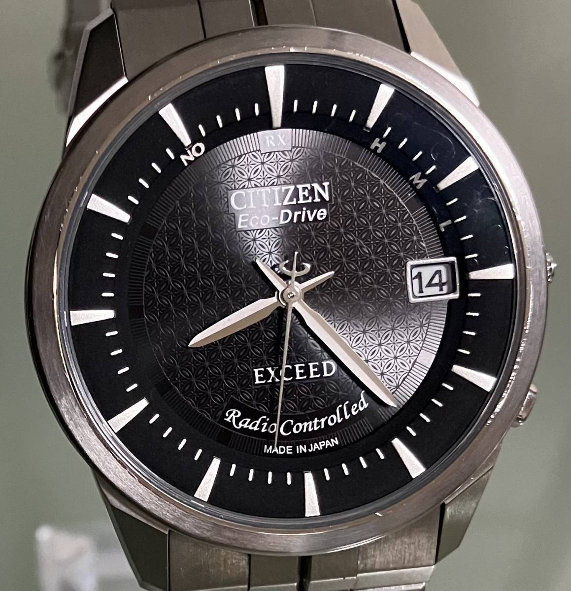 ☆稼動品☆CITIZEN シチズン/エクシード☆H113-T009239☆電波ソーラー