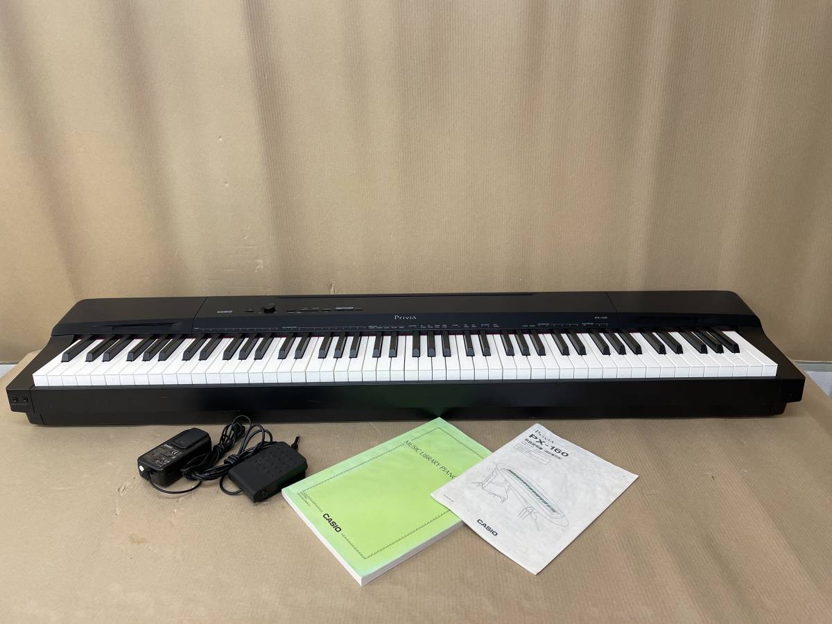 コ-Q9 CASIO カシオ Privia PX-160BK 88鍵 電子ピアノ (カシオ)|売買