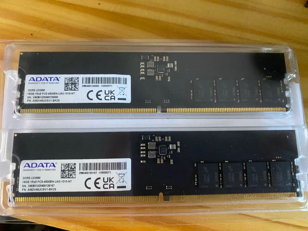 オリジナル メモリ 合計32GB 2枚組 16GB PC5-38400 DDR5-4800 ADATA