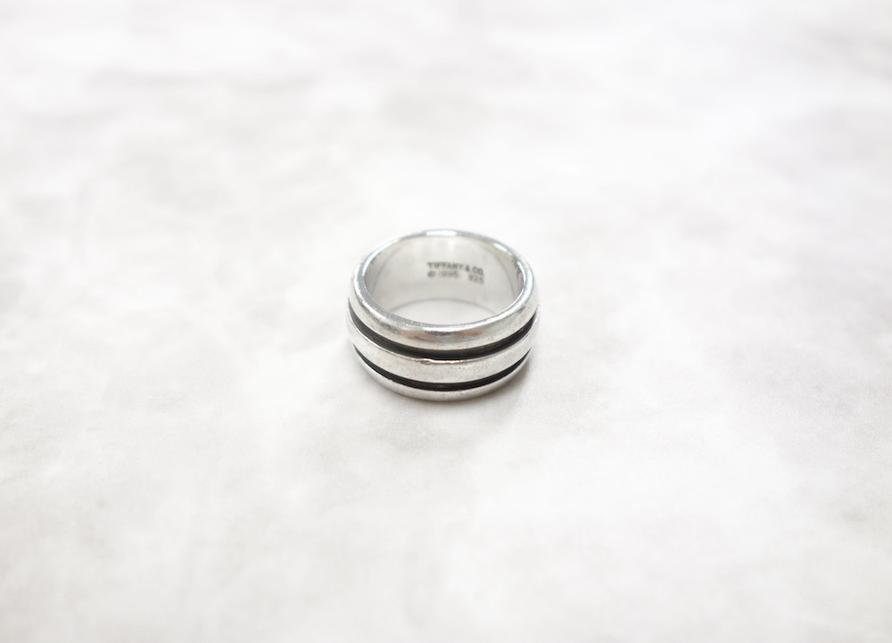 Tiffany & Co ティファニー グルーブド リング　指輪 silver925 10号
