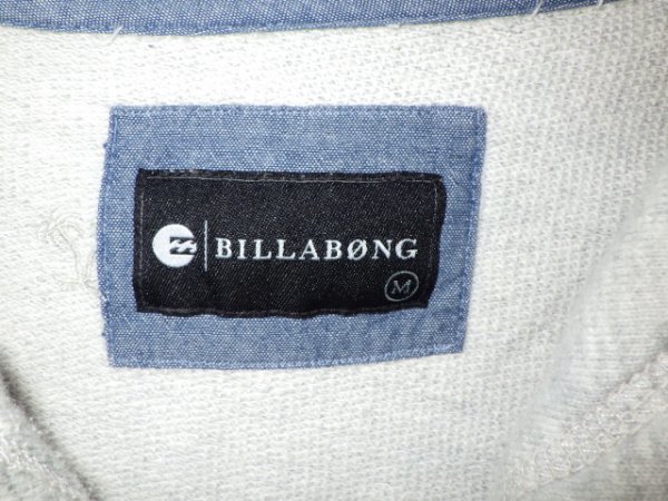 z2209BILLABONG★ビラボン★総柄刺繍★スエットジップジャケット★サイズM★レア★激安_画像5