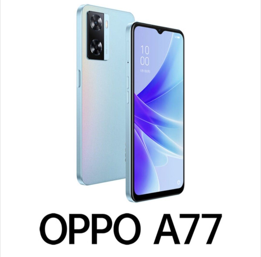 OPPO A77 ブルー 128 GB SIMフリー-