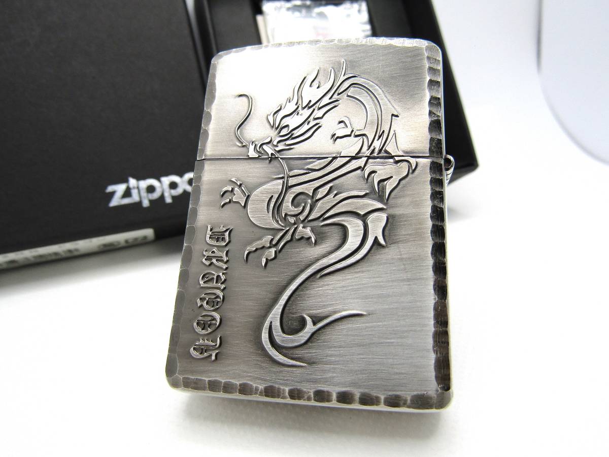 アーマー Armor 両面 竜 ドラゴン zippo ジッポ 2005年 未使用_画像6