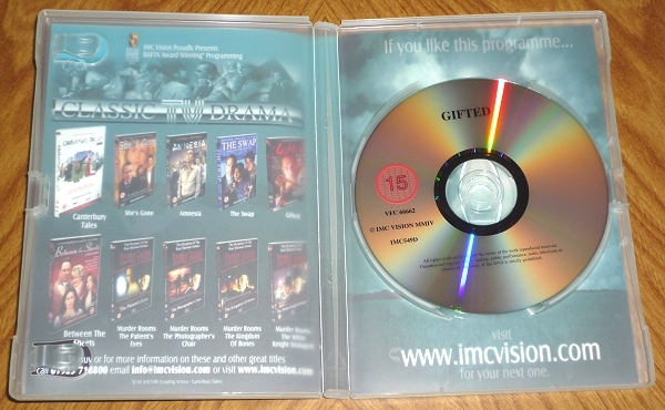 Gifted イギリス版DVD PAL クレア・グース クリスティン・トレマルコ ケニー・ドーティ ケイ・メラー ITV 英語 UK版_画像3