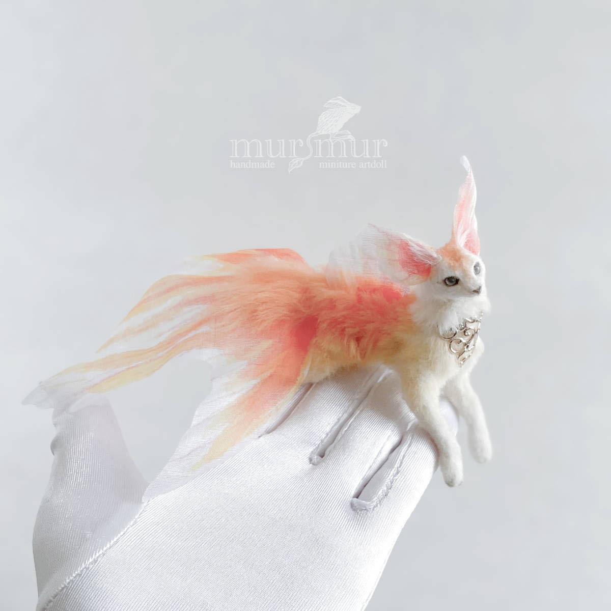 mur-mur* 可動式ミニチュアアートドール 金魚 架空生物 幻獣 mur-mur* 可動式ミニチュアアートドール 金魚 架空生物 幻獣
