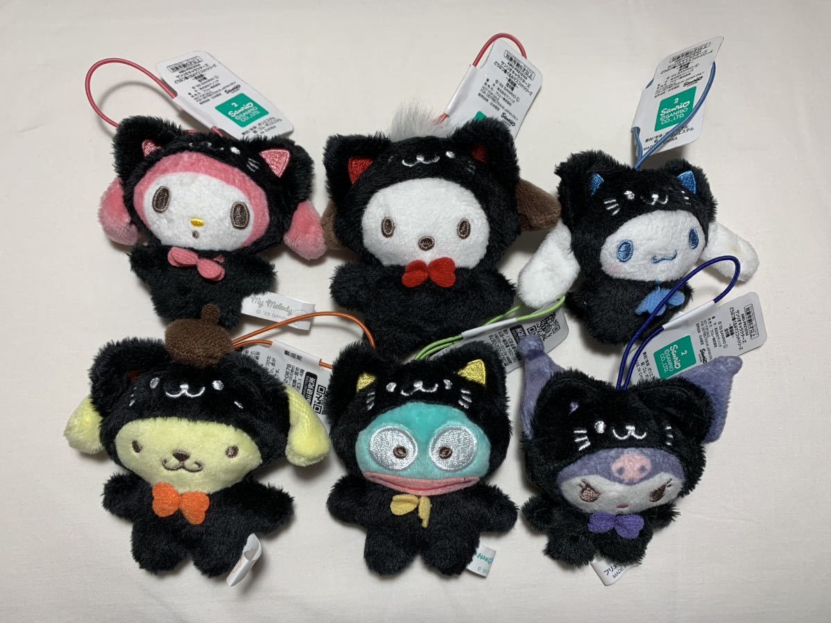 サンリオキャラクターズ どうぶつ着ぐるみマスコットシリーズ 黒 サンリオキャラクターズ どうぶつ着ぐるみマスコットシリーズ 黒