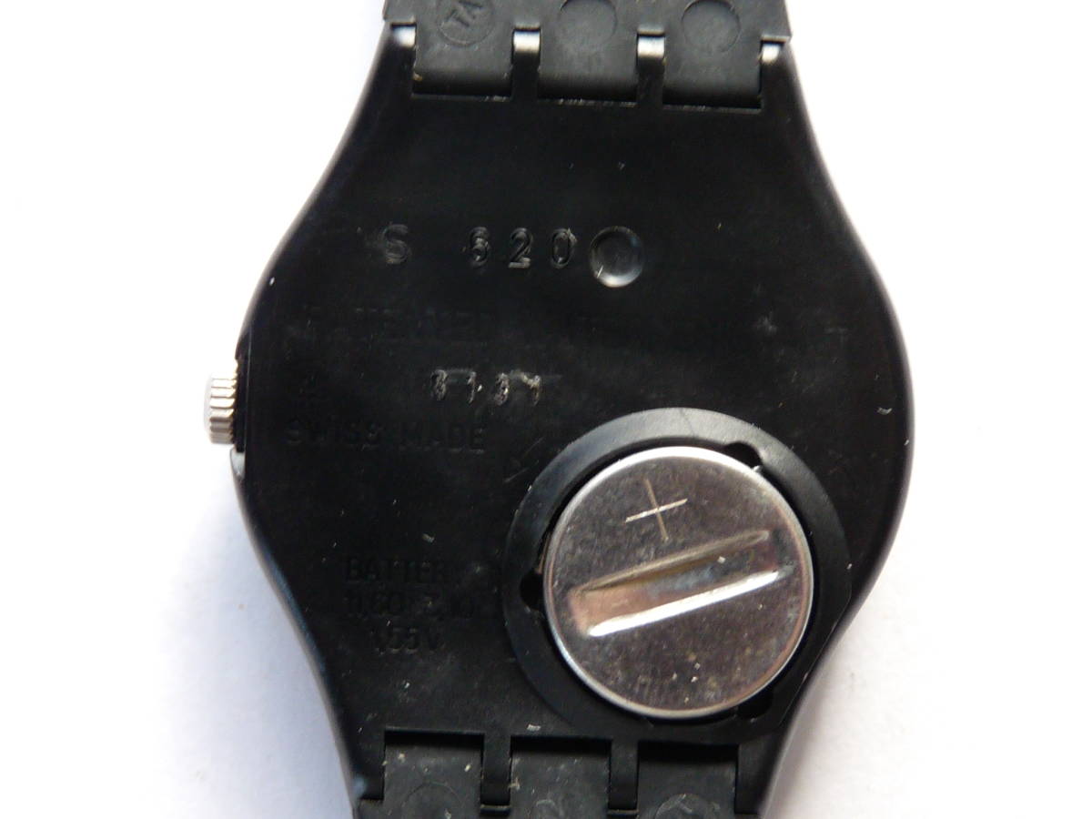 未使用電池交換済 美品 スウォッチ レギュラーモデル Swatch 1996年 SWATCH REPOSITION 品番GB170_画像8