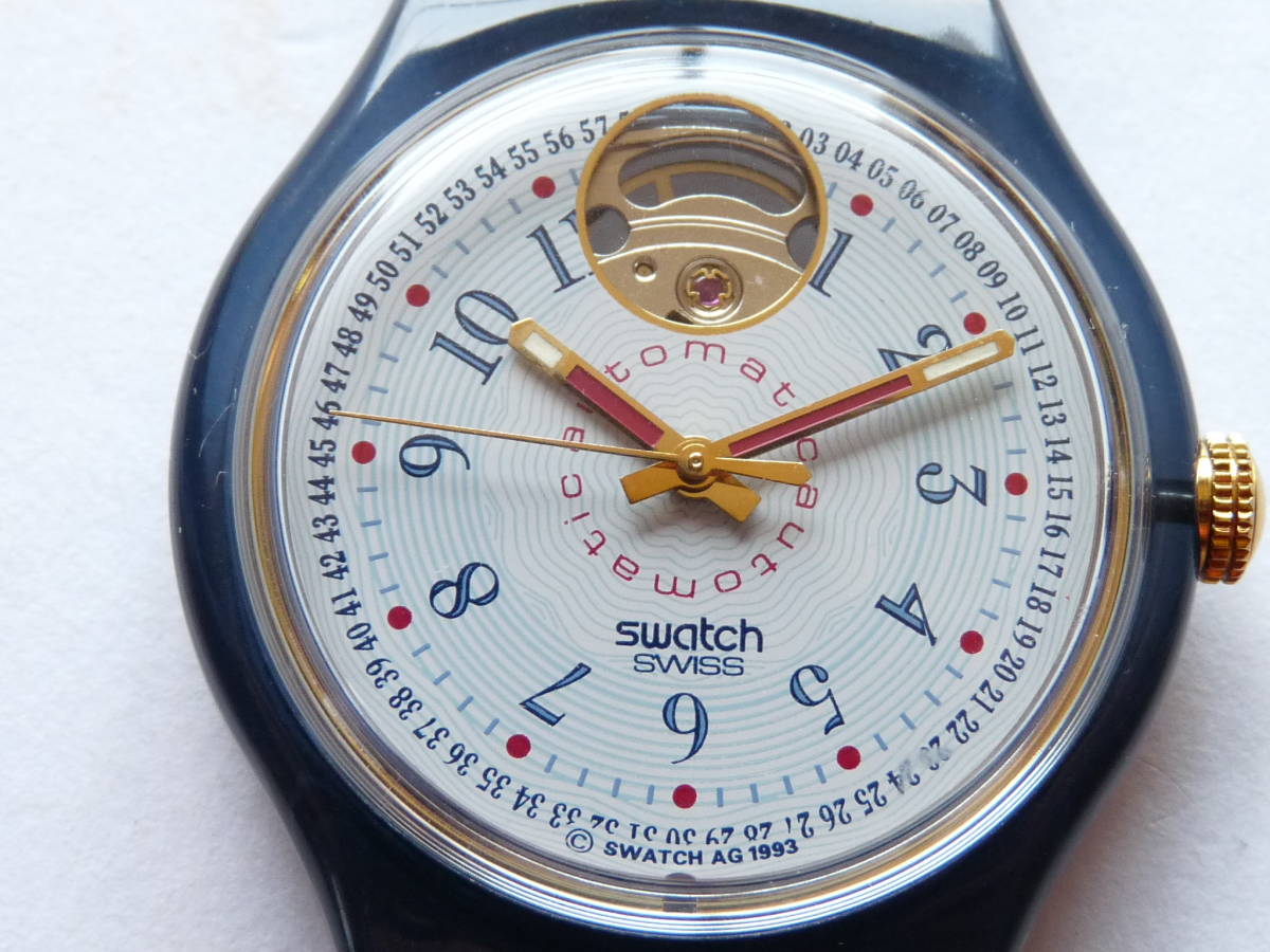 未使用 1994年 オートマチック スウォッチ Swatch CLASSIC CHEDDAR 品番SAM103_画像2