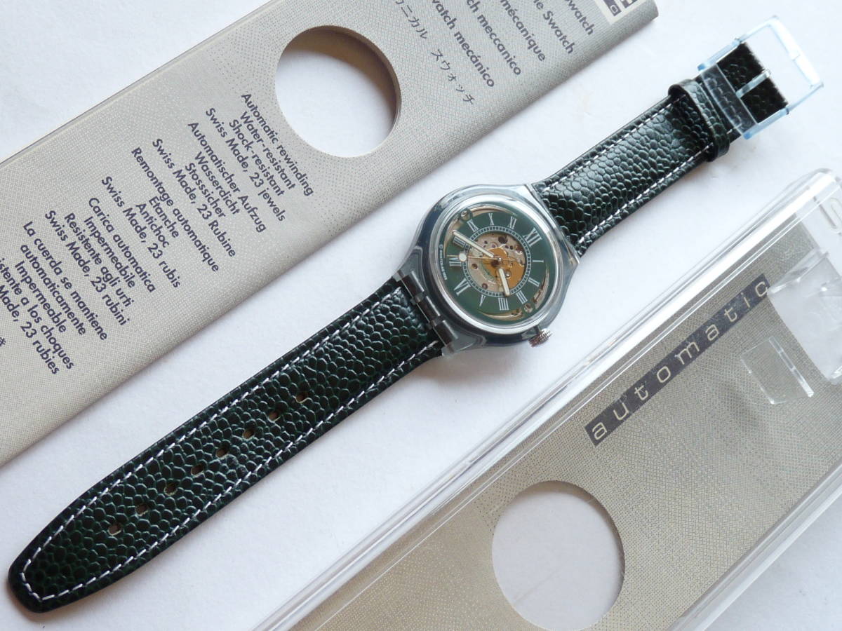 未使用 スウォッチ Swatch 1994年 オートマチック Bresse 品番SAN104_画像5