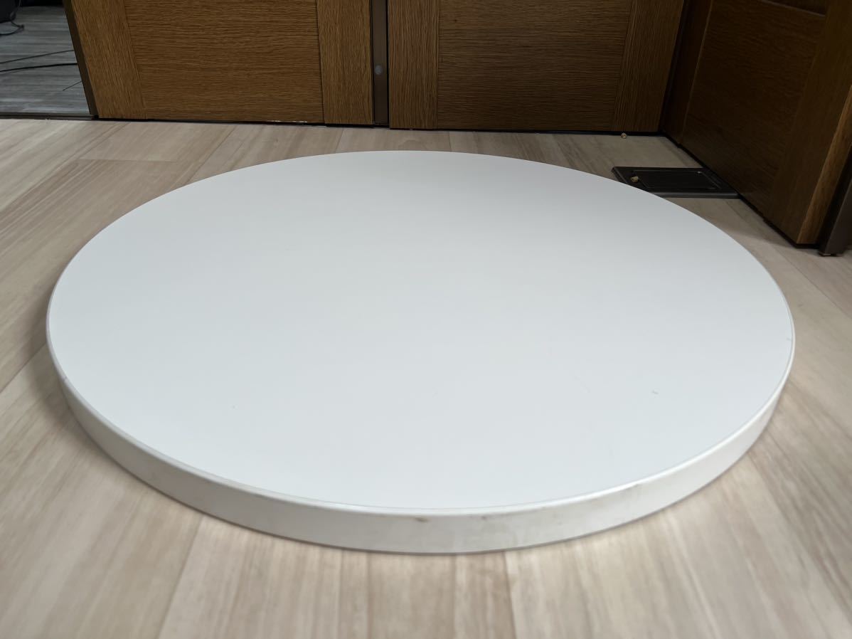 丸テーブル 天板のみ一枚 直径55cm 業務用 店舗家具 DIY パーツ 白色 562_画像2