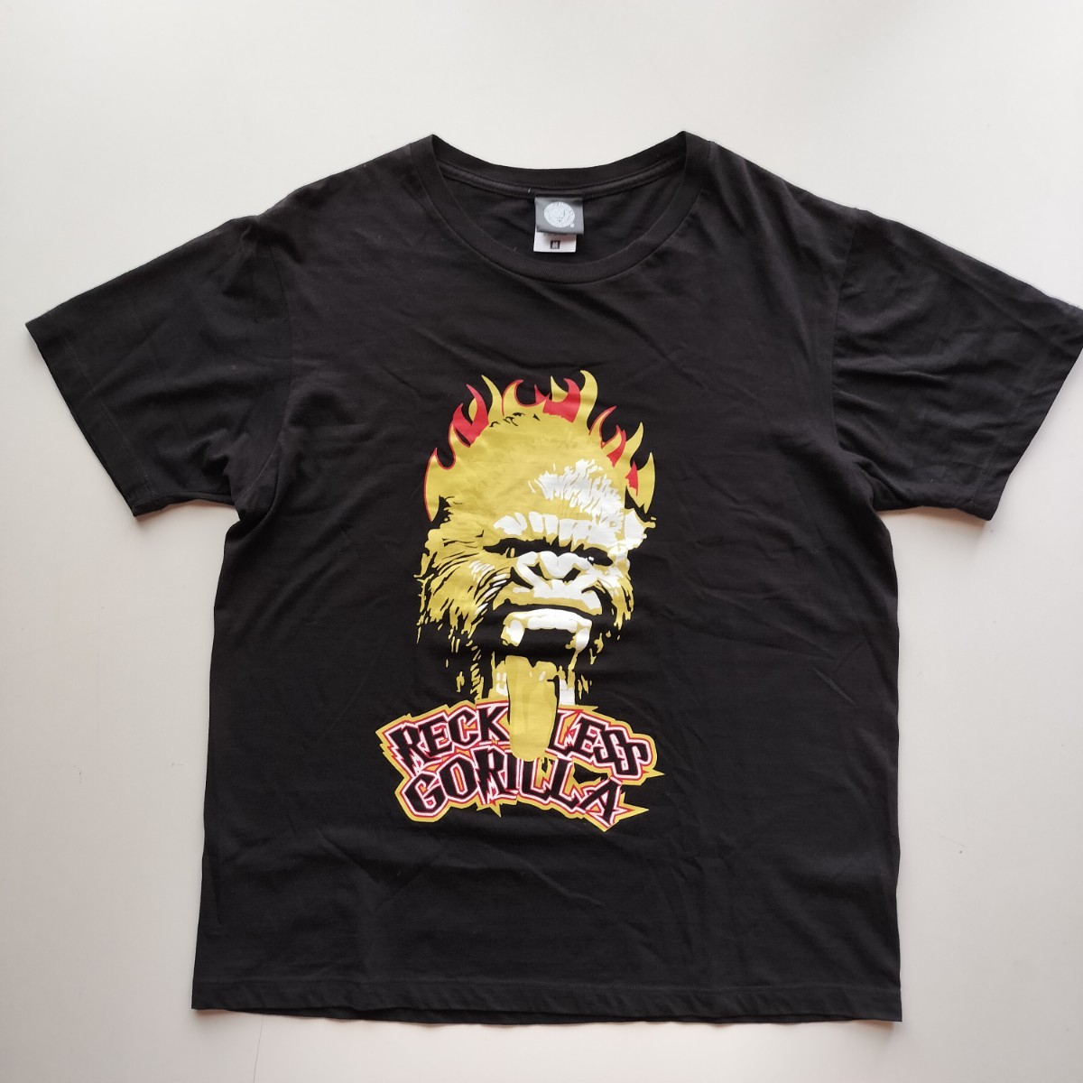 新日本プロレス★真壁刀義★RECKLESSGORILLA★丸胴Tシャツ★USED_画像3