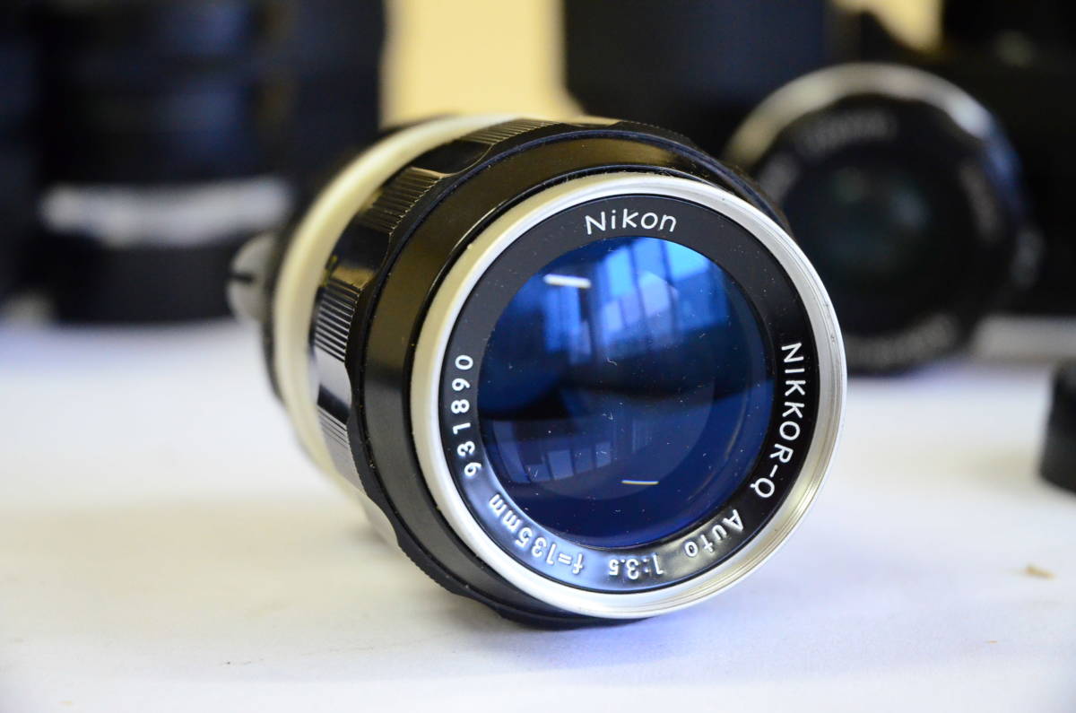 Nikon ニコン レンズ まとめ 300mm1:4.5 シグマ 400ｍｍ 1:5.6 など 8本 アクセサリーセット カビ、曇り有_画像2