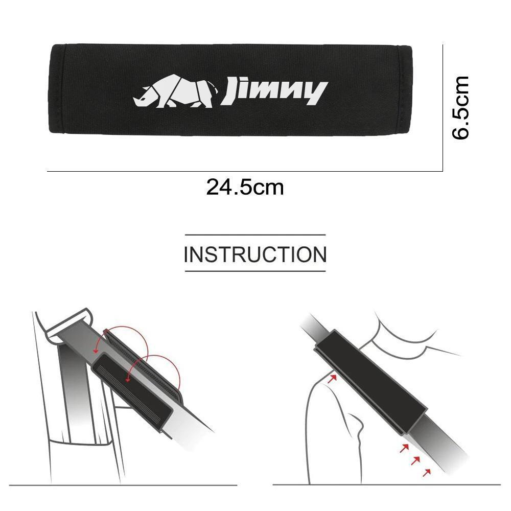 Jimny Jimny seat belt cover 2 ps red red shoulder pad 