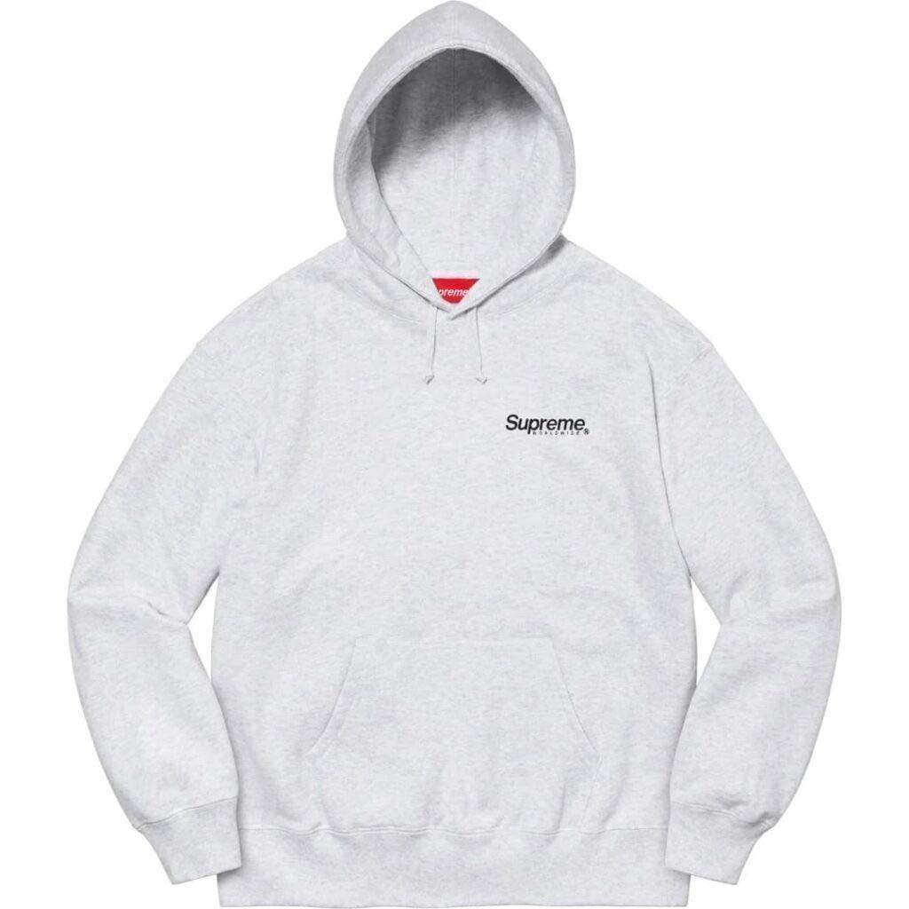 新品未使用】Supreme 23SS Worldwide Hooded Sweatshirt Ash Grey M