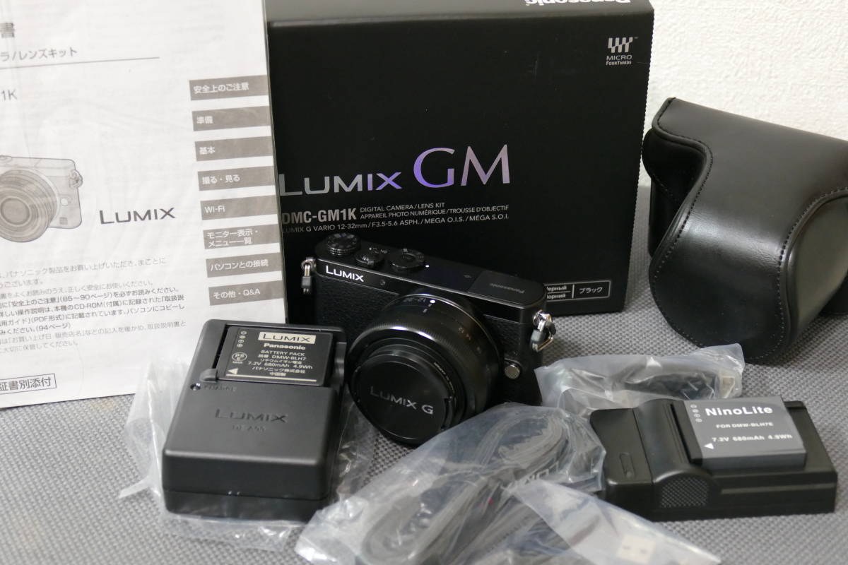 有名ブランド 《美品》パナソニック LUMIX DMC-GM1K ミラーレス一眼