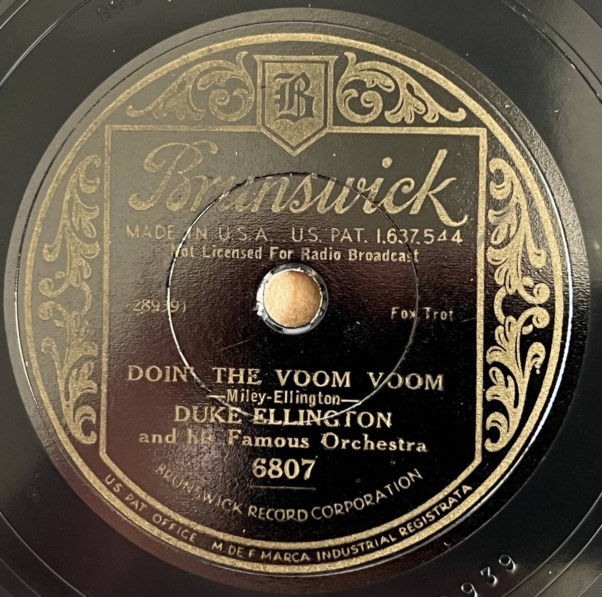 DUKE ELLINGTON AND HIS FAMOUS ORCH. BRUNSWICK Rent Party Blues/ Doin’ The Voom Voom_画像3