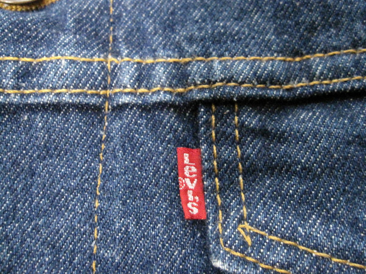 USA製 LEVIS リーバイス 70506-0217 Gジャン デニムジャケット サイズ42/XL 527刻印 USEDキレイ 綿100の画像5