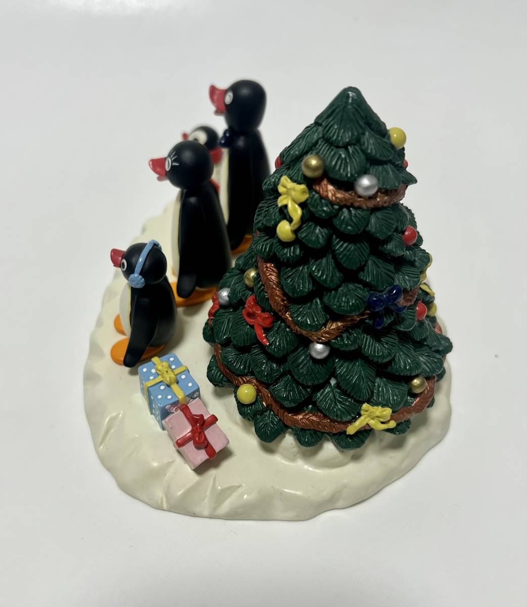 ピングー クリスマスツリー 雪だるま ジオラマ 置物 ポリレンジ ピングー クリスマスツリー 雪だるま ジオラマ 置物 ポリレンジ