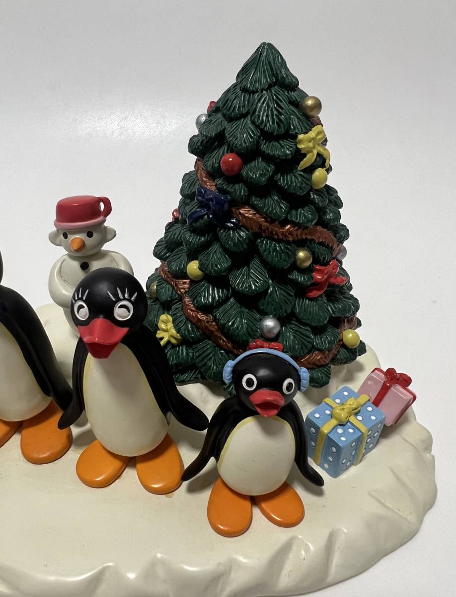 ピングー クリスマスツリー 雪だるま ジオラマ 置物 ポリレンジ ピングー クリスマスツリー 雪だるま ジオラマ 置物 ポリレンジ