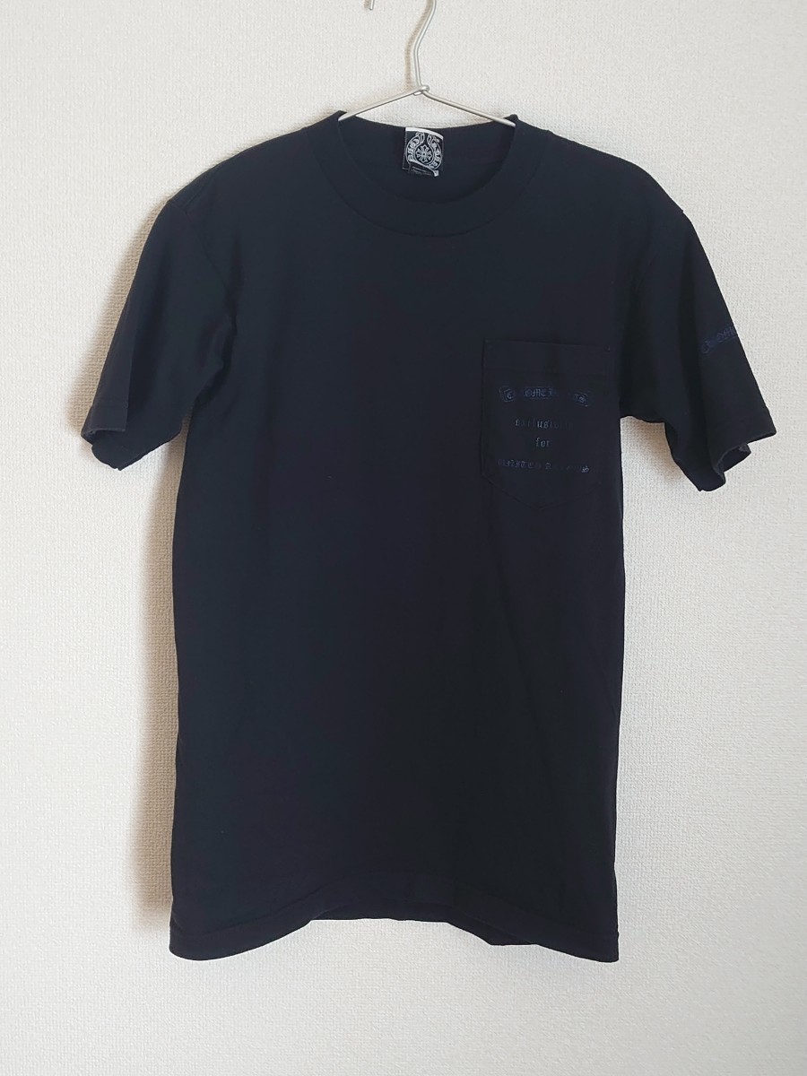 CHROME HEARTS クロムハーツ for UNITED ARROWS コラボ ロゴ ダガー ポケット Tシャツ_画像1