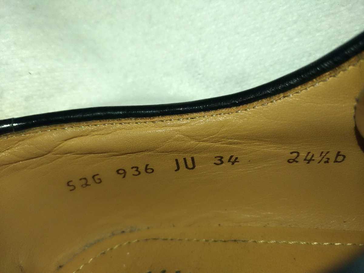 REGAL Walker　24.5cm リーガル ウォーカー メンズ 　ブラック　 プレーントゥシューズ　ヒールクッション EARTH GRIP　 本革靴 　日本製_画像10