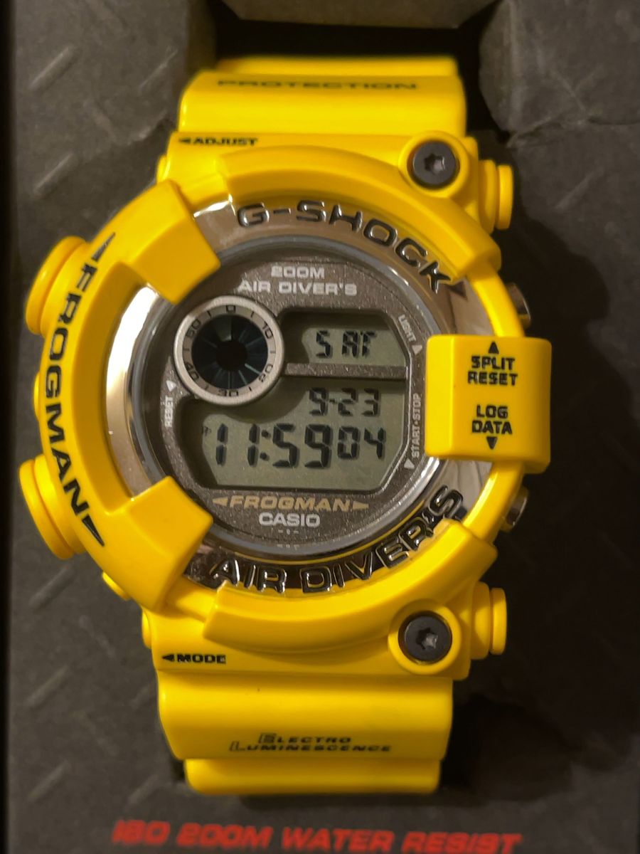 未使用 G-SHOCK イエロー FROGMAN CASIO dw 8250 フロッグマン｜Yahoo