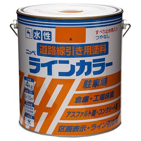 ニッペホームプロダクツ　水性ラインカラー　2kg　黄_画像1