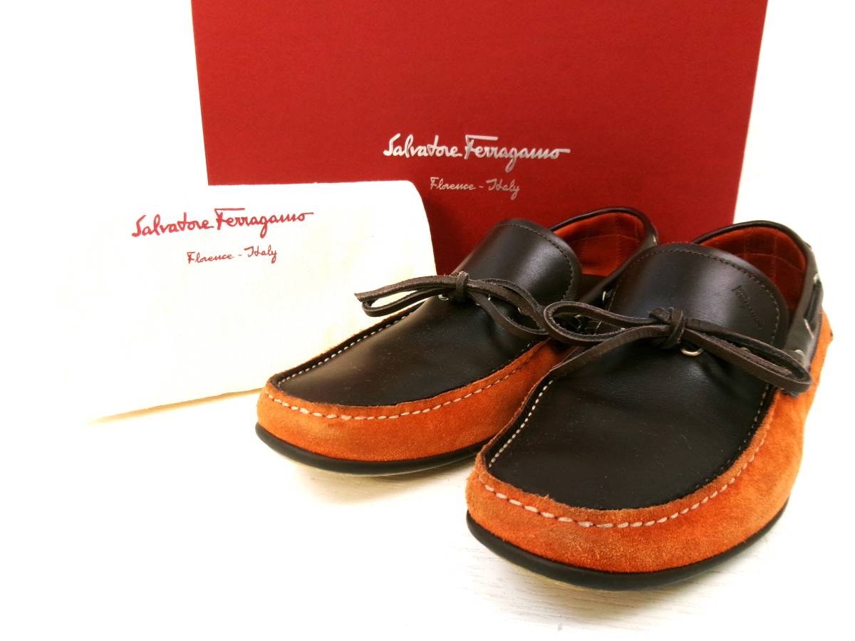 NEW限定品】 本物税込フェラガモ デッキシューズ【SalvatoreFerragamo