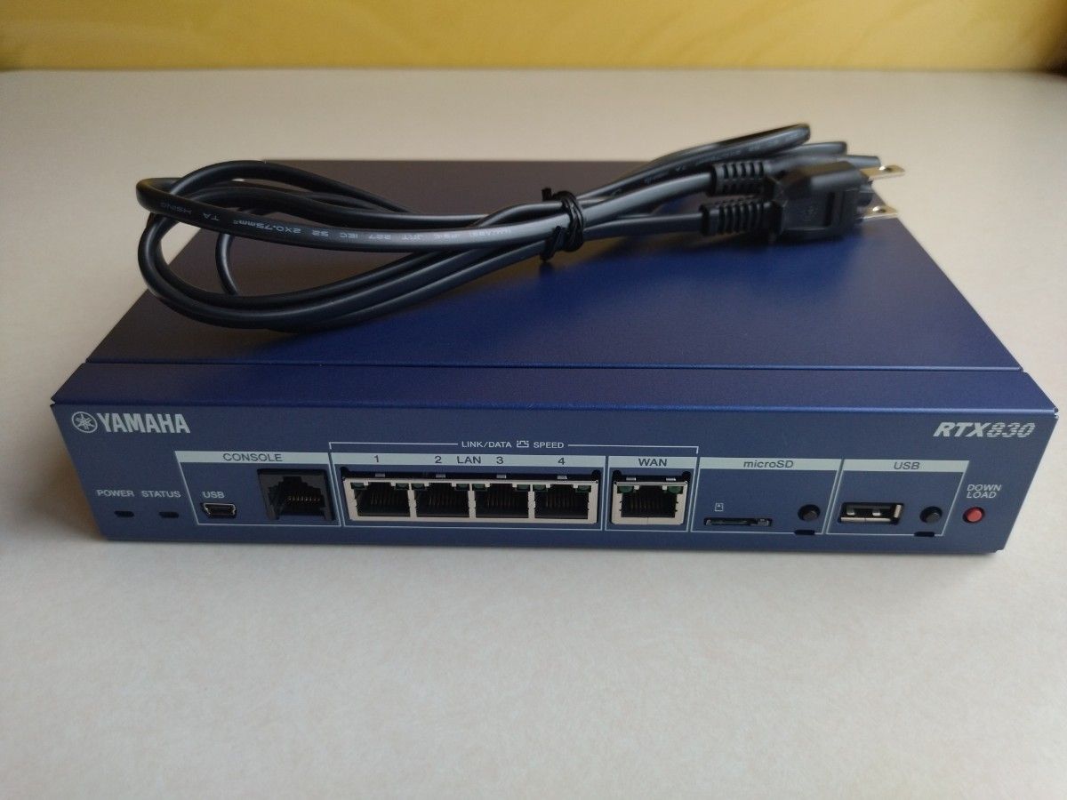 本体・電源コードのみ】YAMAHA RTX830|Yahoo!フリマ(旧PayPay 本体・電源コードのみ】YAMAHA RTX830|Yahoo!フリマ(旧PayPay