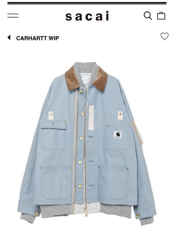 sacai Carhartt WIP Canvas x MA-1 Jacket Michigan サカイ sacai Carhartt WIP Canvas x MA-1 Jacket Michigan サカイ