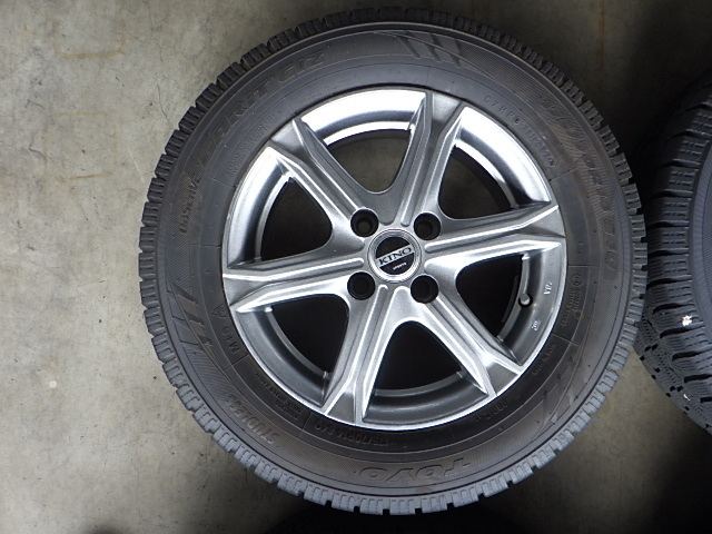 2210-266　KINO SPORT　アルミホイール＆スタッドレスタイヤ　175/70R14　2020年　4本セット_画像5