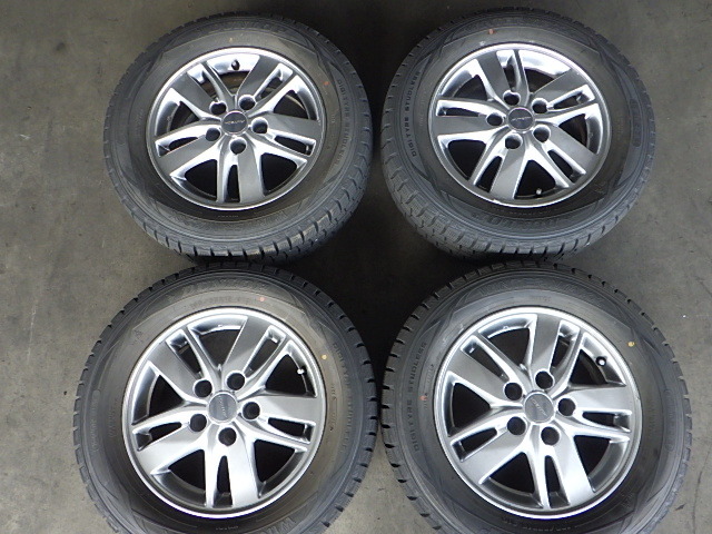 2210-445　AUTECH　アルミホイール＆スタッドレスタイヤ　195/65R15　2018年　4本セット　個人宅発送不可商品