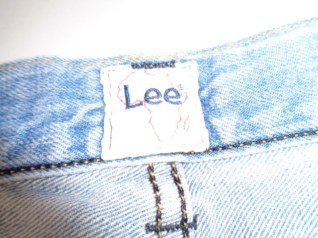 114*Lee BORN in UGANDA Denim брюки сделано в Японии * Lee UG7017 XS размер u gun da производство органический хлопок использование телячья кожа этикетка конический 5I