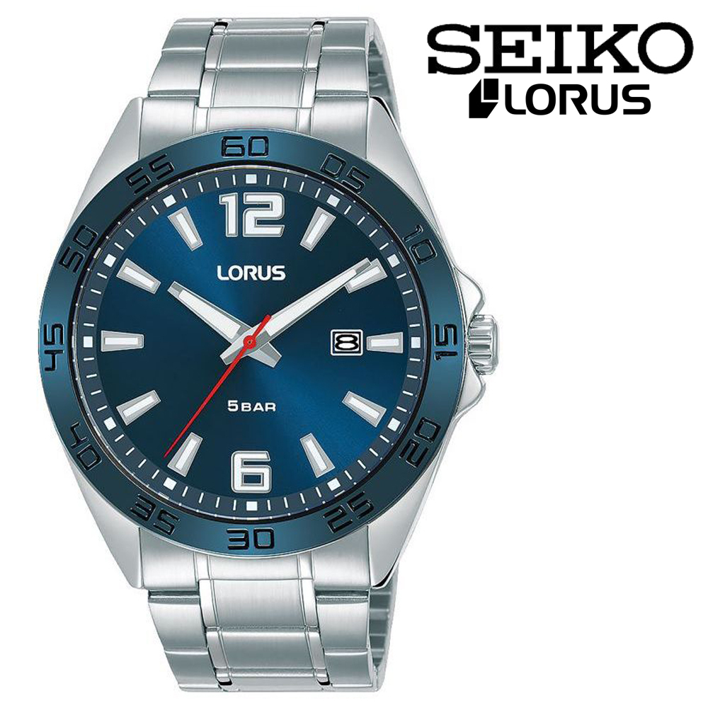 国際ブランド】 Stainless Quartz LORUS SEIKO Dress 腕時計 50m防水