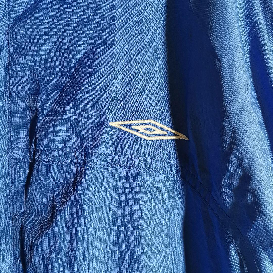 古典 UMBRO アンブロ ナイロン ジャケット 青 ジップアップ その他
