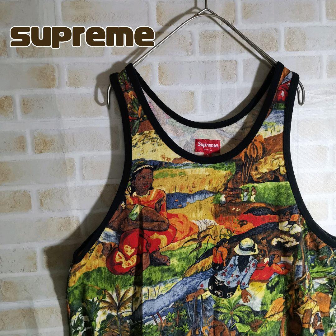 ファッション supreme シュプリーム タンクトップ ノースリーブ 芸能人