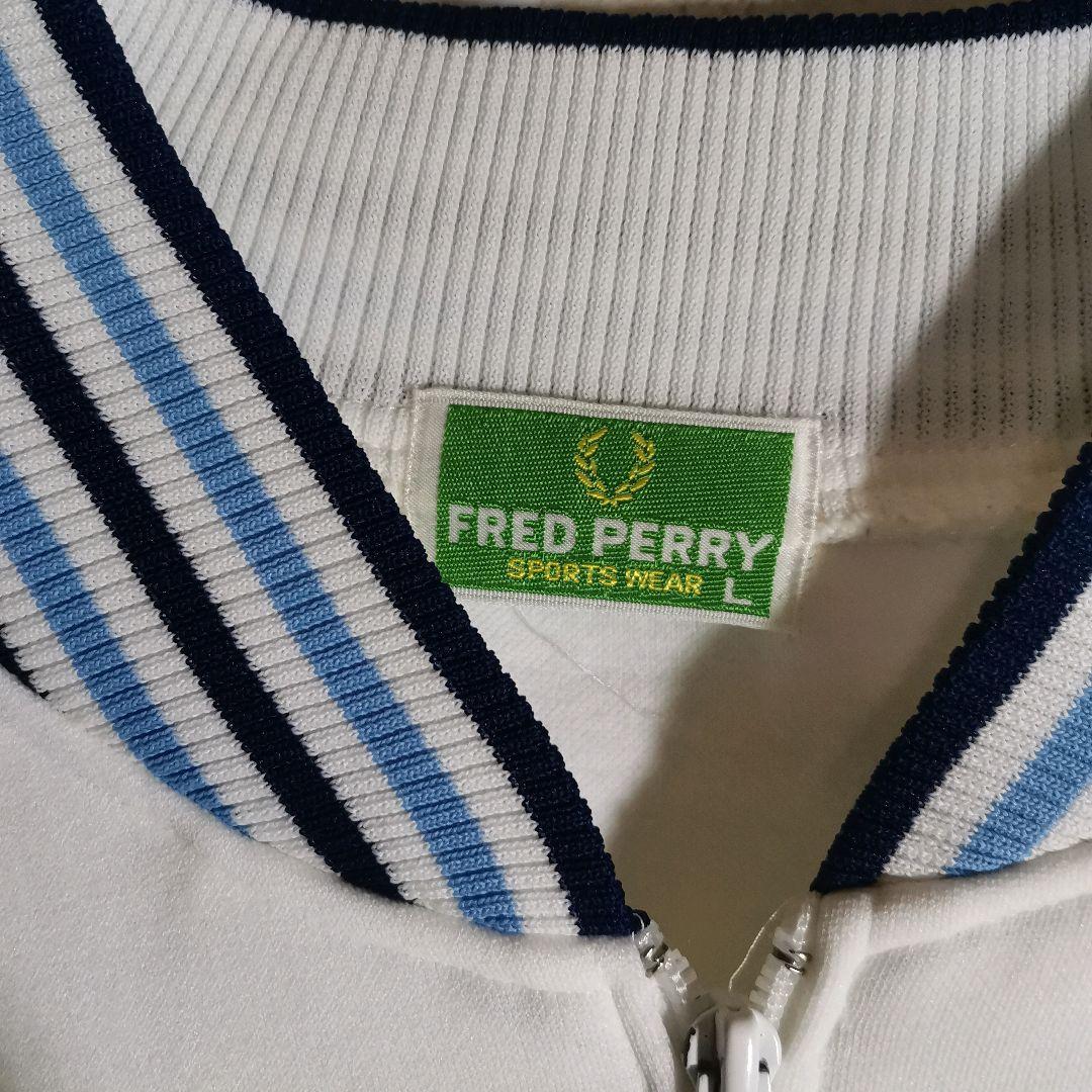 フレッドペリー FRED PERRY 80sトラック ジャケット ジャージ 白_画像5