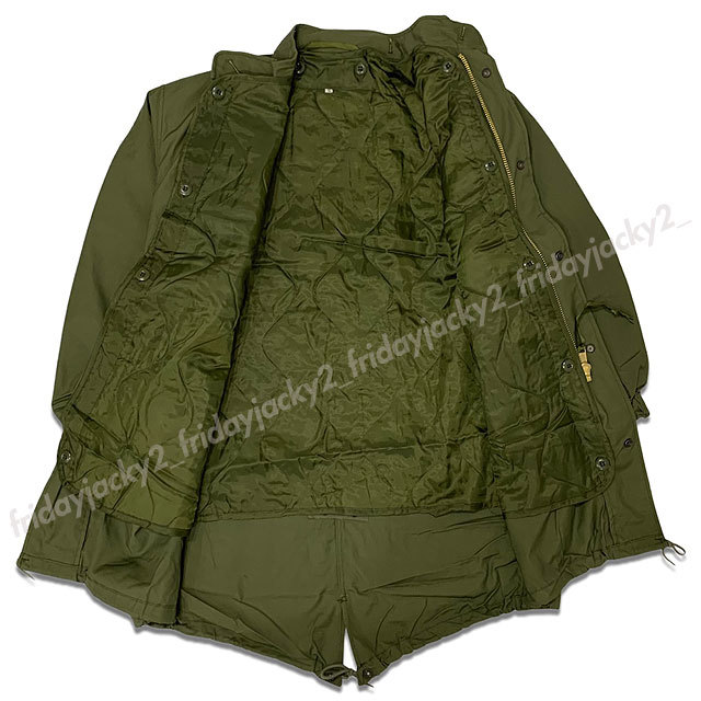 稀少■U.S. ARMY M-65 Ｍ65 FISH TAIL PARKA フィッシュテール パーカー フィールドジャケット モッズコート 11ヴィンテージ軍物M51 Ｍ-51_画像3