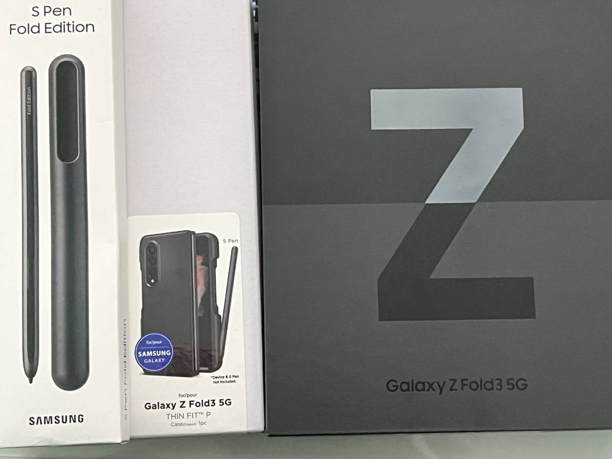 Galaxy Z Fold3 5G SM-F926B/DS 256GB 海外版SIMフリー ファントム