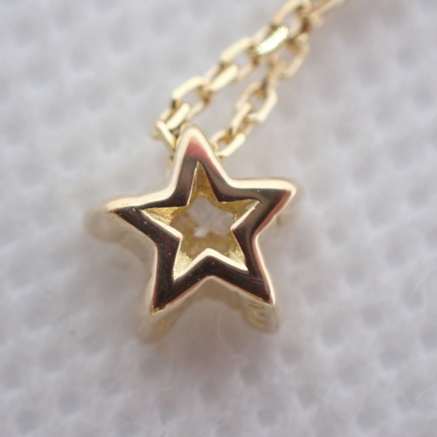 【中古】Star Jewelry/スタージュエリー K18 ダイヤモンド ネックレス/ペンダント[g127-33］_画像7