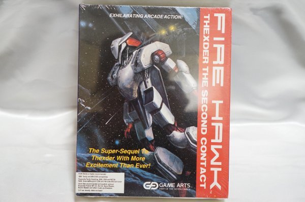 MS-DOS FIRE HAWK -THEXDER THE SECOND CONTACT- / ファイアーホーク テグザー2 海外版 3.5インチ IBM/AT 未開封