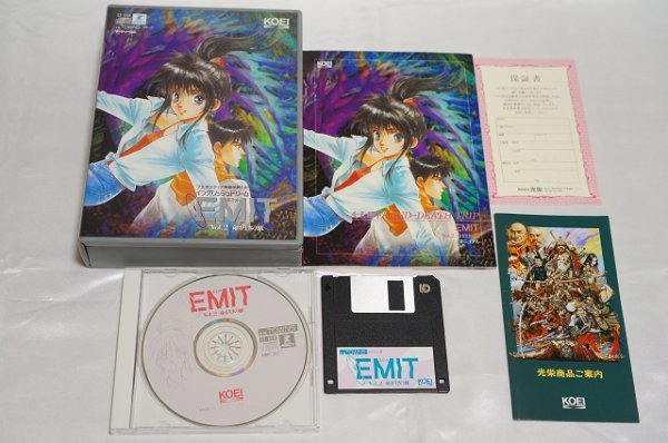 FM TOWNS エミット EMIT Vol.1 時の迷子 + Vol.2 命がけの旅 2本セット / KOEI 光栄 赤川次郎 いのまたむつみ 小室哲哉 / FMT FMタウンズ_画像8