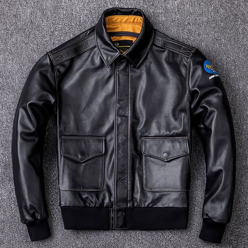 【返品交換不可】 牛革 カウハイド レザージャケット フライトジャケット ライダースジャケット XL ブラック A-2 ス G-1 革ジャン 本革 XLサイズ以上 【返品交換不可】 牛革 カウハイド レザージャケット フライトジャケット ライダースジャケット XL ブラック A-2 ス G-1 革ジャン 本革 XLサイズ以上