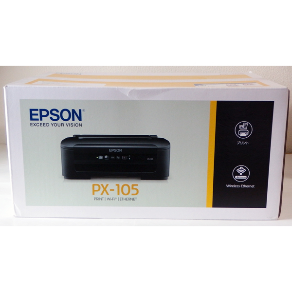 新品未開封】EPSON PX-105 プリンター エプソン 保証有 インク付 - PC