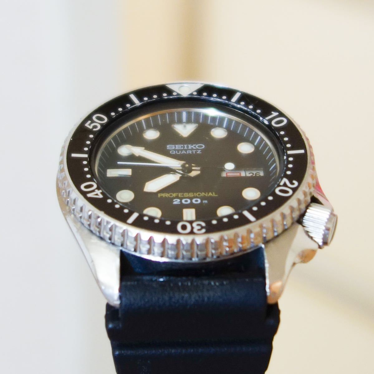 魅力的な セイコー SEIKO 6458-6020 クオーツ 200M ダイバー